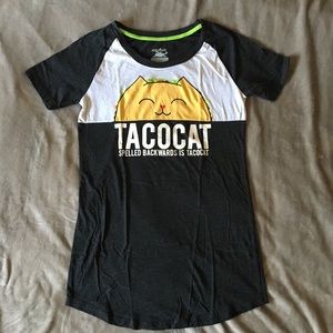 “TACO CAT” SLEEP SHIRT